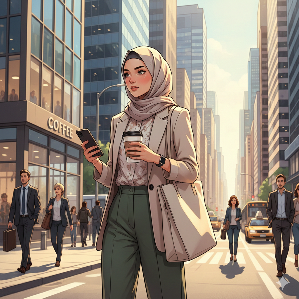 Kampus di Jakarta Timur sangat nyaman untuk belajar dan bersosialisasi. (AI)