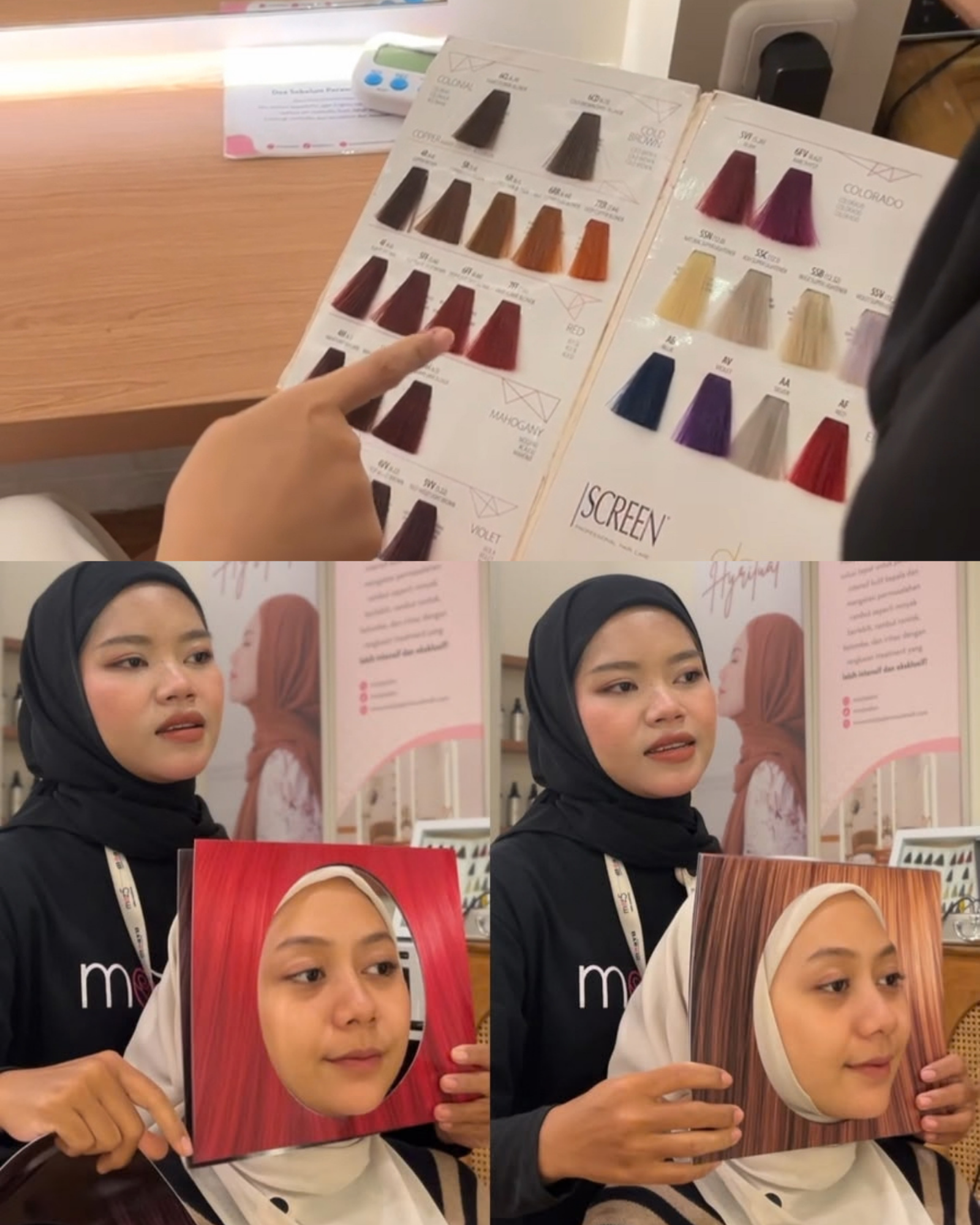 Hair color analys